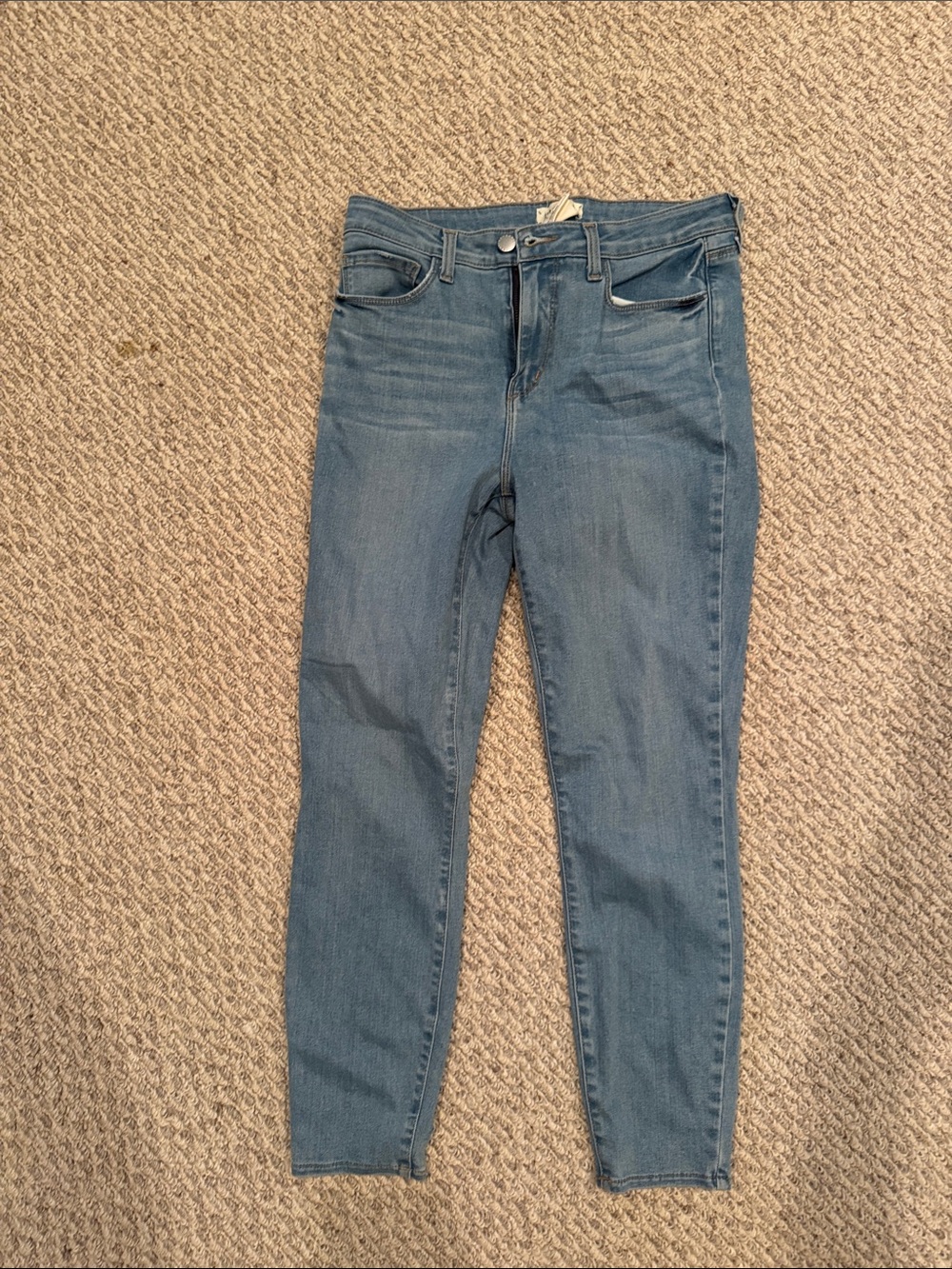 L'AGENCE Skinny Jeans in Medium Blue Wash